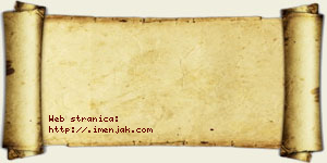 Anja Vojinović vizit kartica